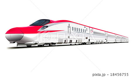 E6 Series Shinkansen Stock Illustration