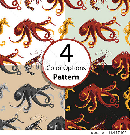 Seamless pattern on a theme oceans and seas. Seamless pattern on a theme oceans and seas. 18457462