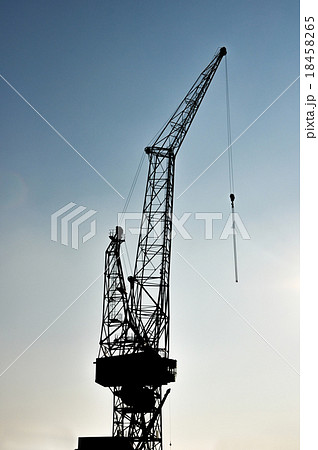 sea cargo port skyline sea cargo port skyline 18458265