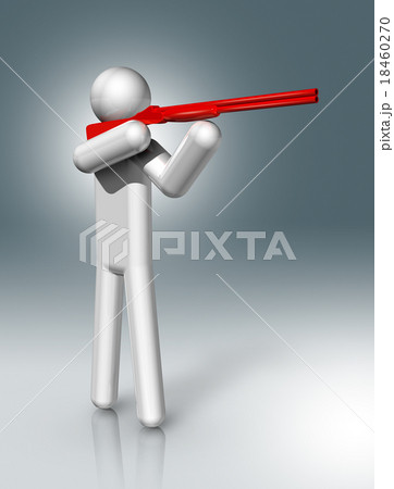 Shooting 3D symbol, Olympic sports 18460270