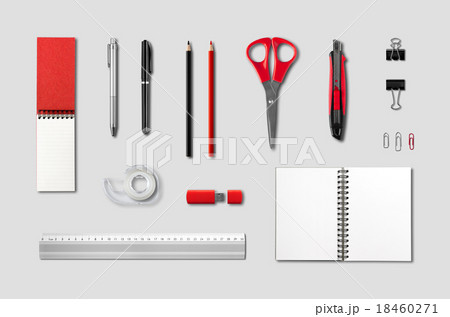 Stationery, office supplies mockup template 18460271