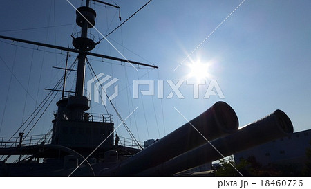 戦艦三笠（シルエット） 18460726