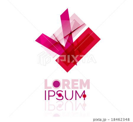 Logo, abstract geometric business icon Logo, abstract geometric business icon 18462348