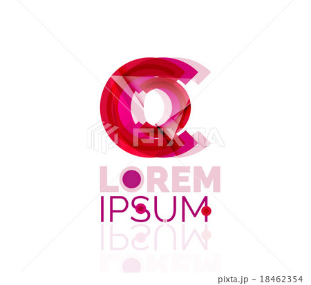 Logo, abstract geometric business icon 18462354