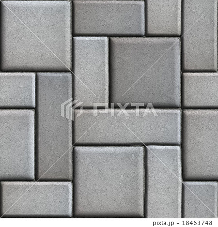 Smooth Gray Paving Slabs as of Rectangles and 18463748