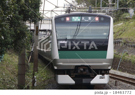 踏切直前横断で緊急停車の埼京線 踏切直前横断で緊急停車の埼京線 18463772