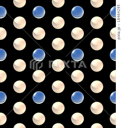 crystal ball dot pattern white blue 18464295