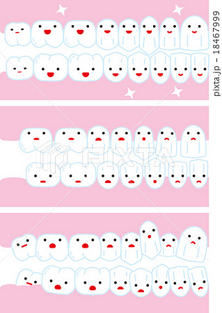 歯並びキャラクター 歯並びキャラクター 18467999