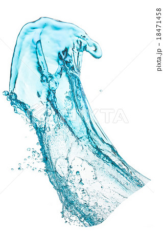 turquoise water splash 18471458
