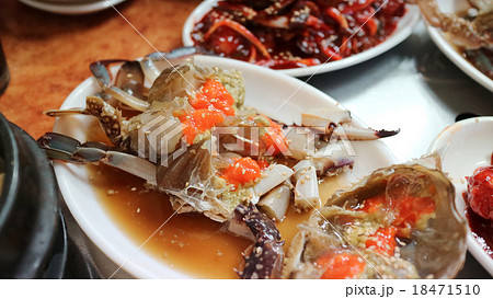 韓国の蟹の醤油漬け(ケジャン) 韓国の蟹の醤油漬け(ケジャン) 18471510