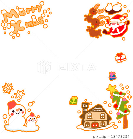 クリスマス　素材　サンタ 18473234