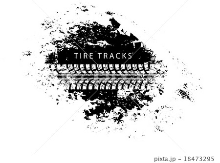 Tire track background 18473295