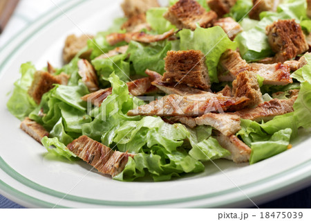 Caesar salad closeup Caesar salad closeup 18475039