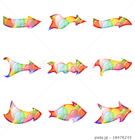 Arrows with Balloons Set 18476235