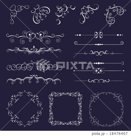 Set vintage decorative frames, 18476407