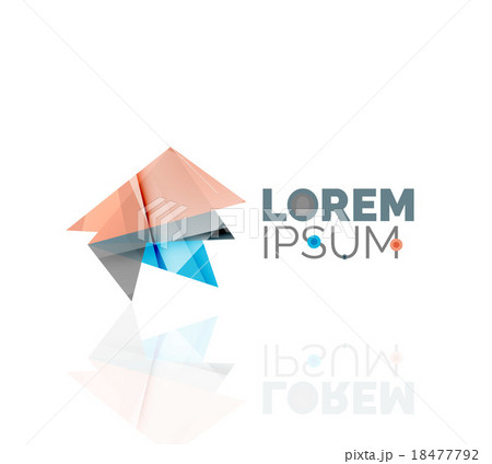 Logo, abstract geometric business icon Logo, abstract geometric business icon 18477792