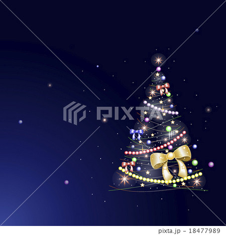 greeting card Christmas tree 18477989