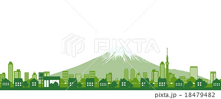 街並みのイラスト素材