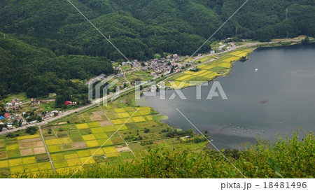 木崎湖の秋 木崎湖の秋 18481496