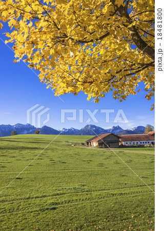 ババリア地方の田園風景 ババリア地方の田園風景 18481800