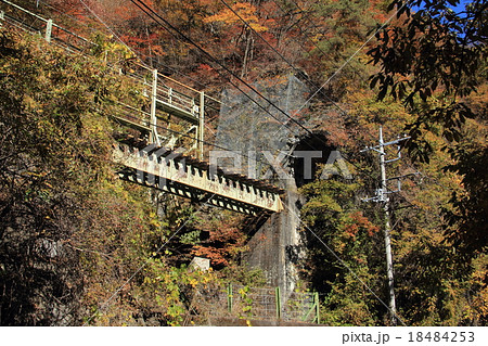日本一短いトンネルの樽沢トンネル 群馬県東吾妻町 の写真素材 日本一短いトンネルの樽沢トンネル 群馬県東吾妻町 の写真素材
