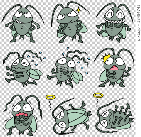 ゴキブリ　キャラクター　セット 18484743