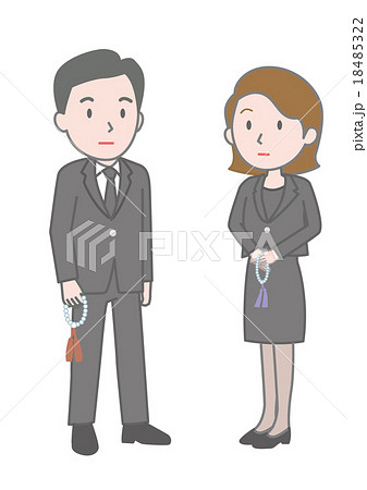 喪服イラスト 喪服イラスト 18485322