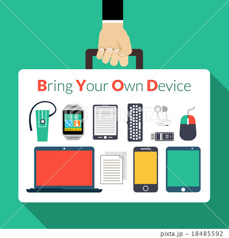 Byod Concept Illustration 18485592
