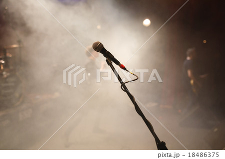 Microphone close up Microphone close up 18486375
