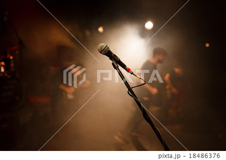 Microphone close up Microphone close up 18486376