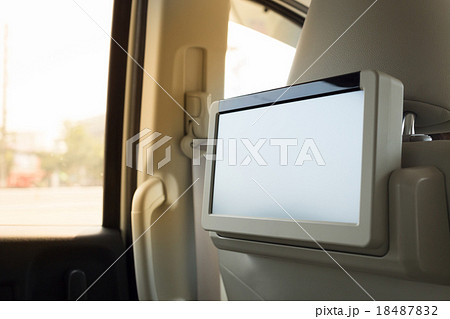 small tv led portable interior in car 18487832
