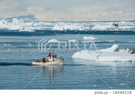 Fisherman boat, Greenland Fisherman boat, Greenland 18488258