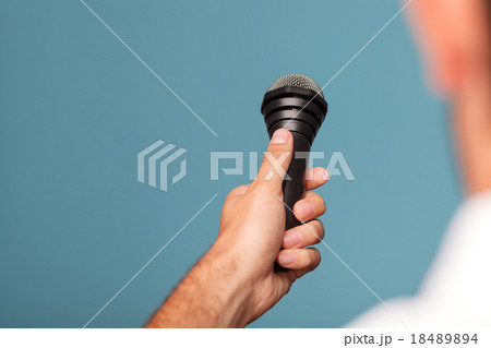 Professional tv journalist is asking for the Professional tv journalist is asking for the 18489894