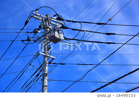 電信柱 電信柱 18490133