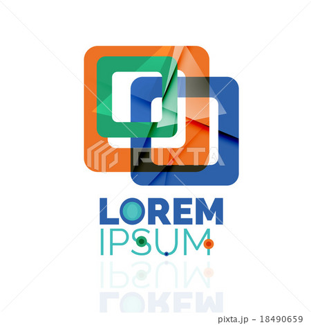 Logo, abstract geometric business icon 18490659