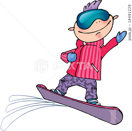 Snowboarder Vector Illustration 18491229