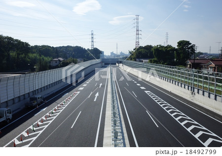 圏央道桶川加納インター付近建設中 開通間近 2015年10月下旬 18492799
