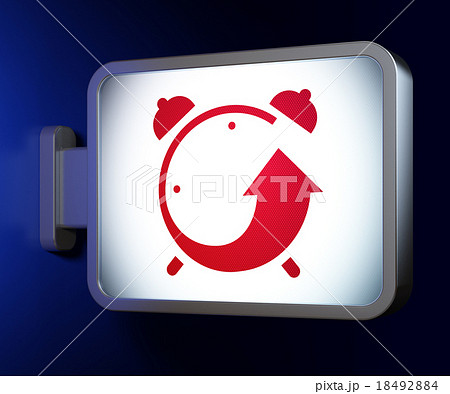Timeline concept: Alarm Clock on billboard 18492884