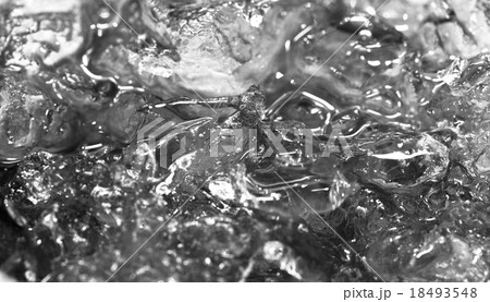 close-up ice in the water abstract background 18493548