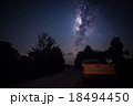 milky way rise above a pick up 18494450
