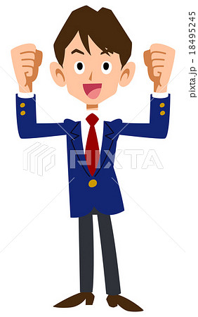 張り切る学生 18495245