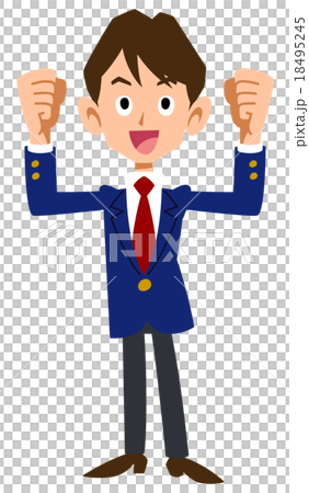 張り切る学生 18495245