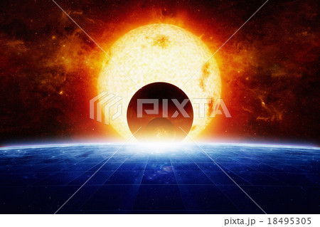 Fantastic space background 18495305