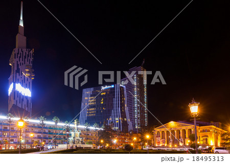 Batumi in night 18495313