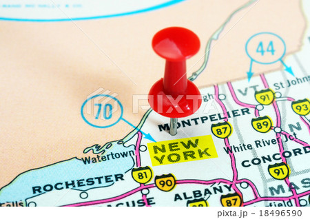New York  state USA map 18496590