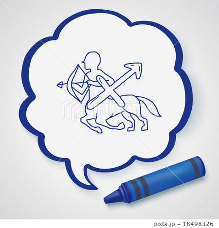 sagittariu Constellation doodle sagittariu Constellation doodle 18498326