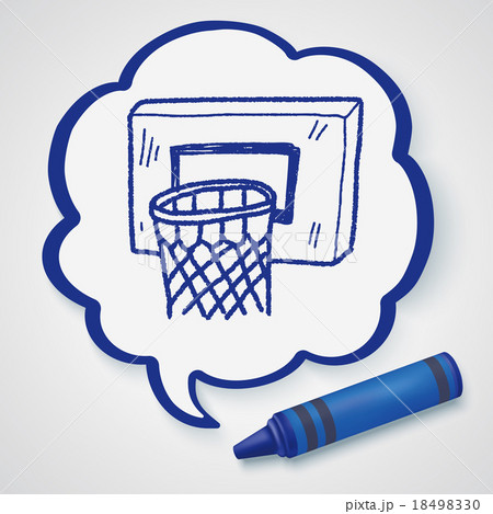 basketball doodle basketball doodle 18498330