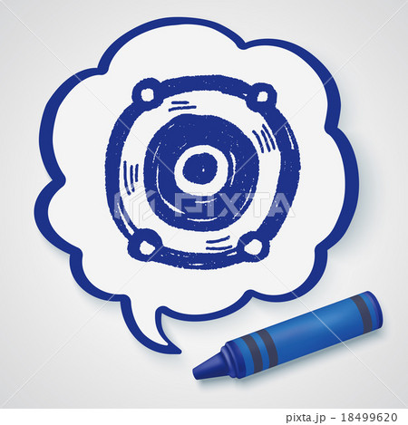 speaker doodle speaker doodle 18499620