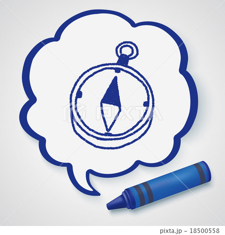 doodle Compass doodle Compass 18500558