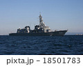 東京湾に停泊中の護衛艦いかづち 18501783